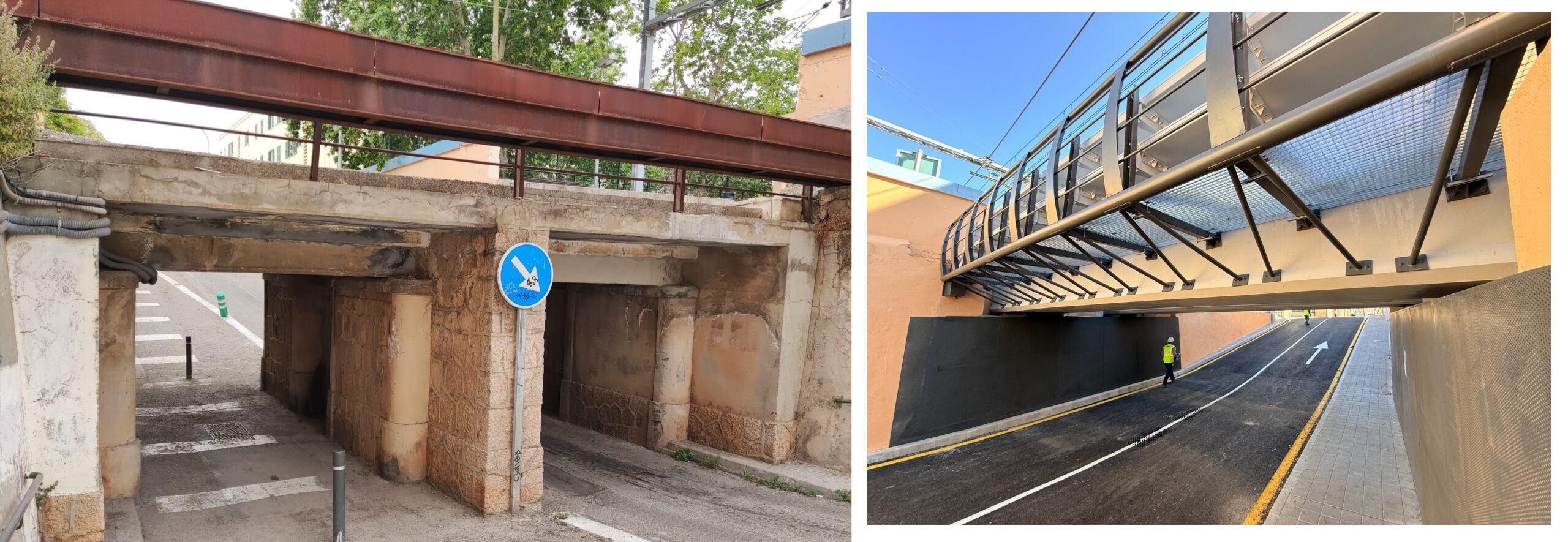 REMODELACIÓN PUENTE FF.CC. EL GRECO. Mallorca